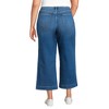 Lands' End Women's Recover Denim High Rise Wide Leg Crop Jeans - 2 of 3