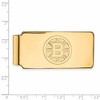 Black Bow Jewelry 10k Yellow Gold Boston Bruins NHL Money Clip - 2 of 3