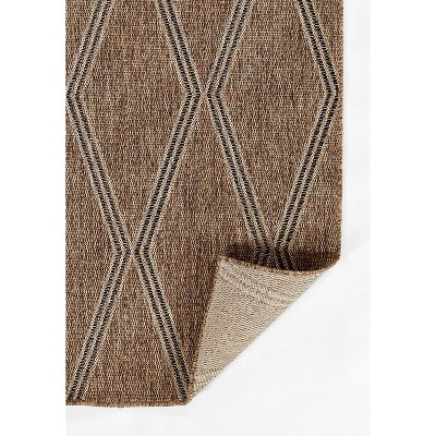Natural Geometric Pattern Flat Woven Rectangular Area Rug