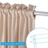 Unique Bargains Blackout Half Curtain with Adjustable Tie Back - 4 of 4