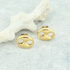 RMZ GOLD NYC 14k Gold Mariner Stud Earrings - 4 of 4