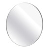 FURNIinspire Round Bathroom Vanity Mirror with Sturdy Metal Frame for HD Reflections - Perfect for Bedroom Bathroom Entryway, Silver, 36"*36"*1.2" - 2 of 4
