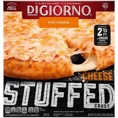DiGiorno Five Cheese Frozen Pizza with Cheese Stuffed Crust - 22.2oz