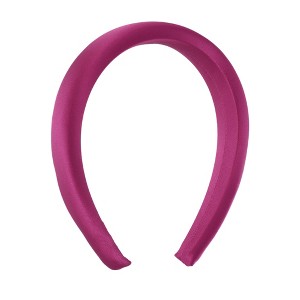 Unique Bargains Women's Fashion Satin Sponge Headband 6.5"x5.71" 1 Pc - 1 of 4
