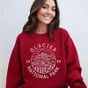 Simply Sage Market Women's Graphic Sweatshirt Glacier National Park - 2 of 3