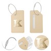Unique Bargains Luggage Tag Khaki 1 Pc - 3 of 4