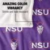 Northwestern State University Logo Pattern Silky 50x60 Blanket, 1 Sided - 4 of 4