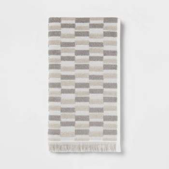 Checkerboard Towel Gray/White - Threshold™