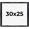 PosterPalooza | Modern Shadow Box 1.5" Depth Black Frame - UV Acrylic, Backing Board, Hanging Hardware - 2 of 4