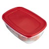 LunaLulinlk Easy Find Lids Food Storage Container, Large with Red Lid, 2.5 Gallon - 4 of 4