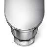 simplehuman 45L Slim Step Steel Trash Can - image 2 of 4