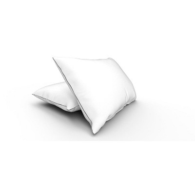 Kickoff 100% Bamboo Viscose Trimmed Pillowcases Only, Hidden Zipper, Cooling Breathable, Bedding Pillow Covers for Hot Sleepers