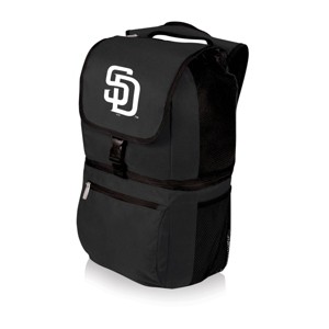 MLB San Diego Padres Zuma Backpack Cooler - Black - 1 of 3