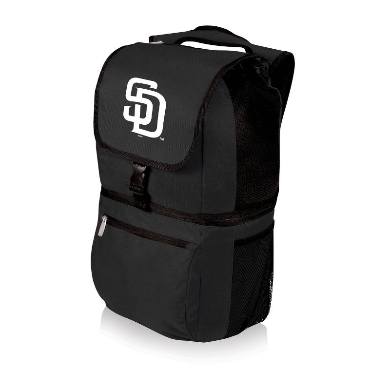 MLB San Diego Padres Zuma Backpack Cooler - Black, 1 of 4
