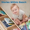 ECR4Kids 5-Compartment Easy to Reach Book Display, Natural - 4 of 4