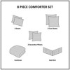 Lycvki Embroidered 8 Piece Comforter Set - 2 of 4