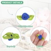 Unique Bargains Mini Ribbon Roses Fabric for Crafts Wedding 100 Pcs - 2 of 4