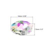 Unique Bargains Crystal Pendants Teardrop Beads for DIY Lamp Arts Crafts Decoration 40 Pcs - 2 of 4