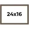 PosterPalooza | Sculpted Silver Picture Frame - UV Acrylic, Backing Board, Hanging Hardware Included - 2 of 4