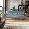 DOMETOUR PU Leather Sofa for Living Room Furniture, Sofa Bed Adjustable Backrest Loveseat Convertible Sofa Sleeper Couch - 2 of 4