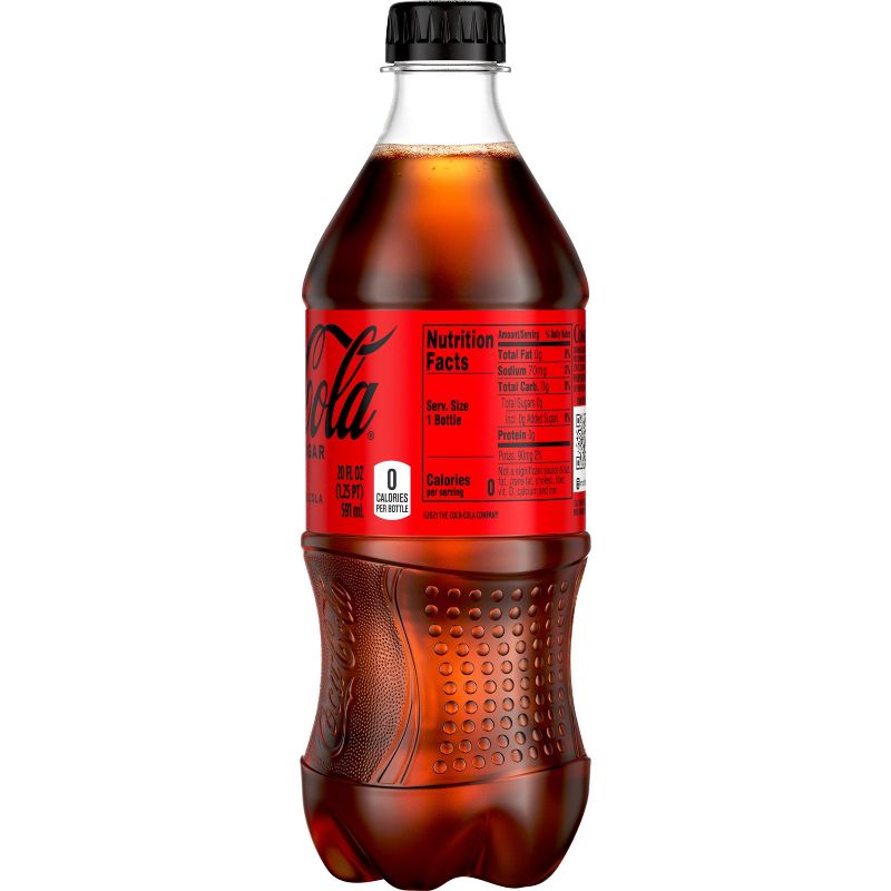 Coca-Cola Zero Sugar - 20 fl oz Bottle, 4 of 11