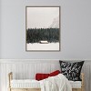 Amanti Art Winter Trees IV by Justine Milton Canvas Wall Art Print Framed 23-in. W x 30-in. H. - 4 of 4