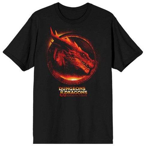 Dungeons & Dragons Honor Among Thieves Main Icon & Logo Crew Neck Short Sleeve Men's Black T-shirt - image 1 of 3