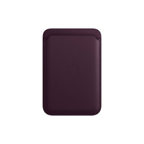 Apple iPhone Leather Wallet with MagSafe - Dark Cherry