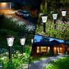GIGALUMI 16 Pack Solar Outdoor Lights, Waterproof Pathway Lighting for Garden,Patio and Lawn,Cool White - 4 of 4