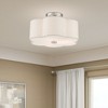 Livex Lighting Solstice 3 - Light Semi-Flush Mount in  Brushed Nickel - 2 of 4