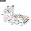 Queen Size Platform Bed with Storage Headboard and 8 Drawers - 4 of 4
