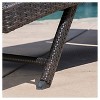 Kauai Wicker Chaise Lounge - Brown - Christopher Knight Home: Adjustable, All-Weather, UV & Rust Resistant - 4 of 4
