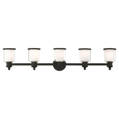 Livex Lighting Middlebush 5 - Light Vanity in  Black