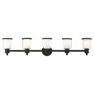 Livex Lighting Middlebush 5 - Light Vanity in  Black - 1 of 4