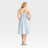 Women's Ruched Poplin Midi Tube Dress - Wild Fable™ - 3 of 3