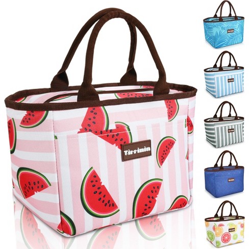 Tirrinia Lunch Bags For Women Men, Cute Insulated Lunch Tote Bag ...