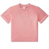 MiniMoi 2 Piece Baby and Toddler "Feel The Beat" Stretch Cotton Tee and Shorts Set Dusty Rose 18 Months - 4 of 4