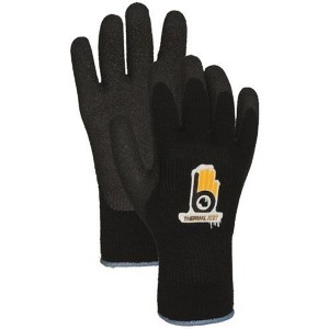 Atlas Thermal Knit with Rubber Palm, X-Large, Black - 1 of 2