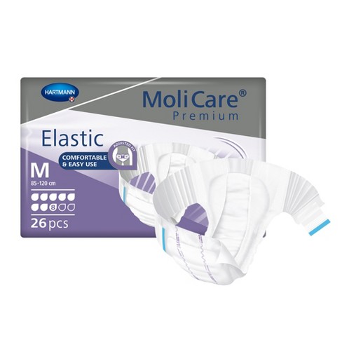 MoliCare Premium Elastic 8D Incontinence Brief, Unisex, Medium - image 1 of 3