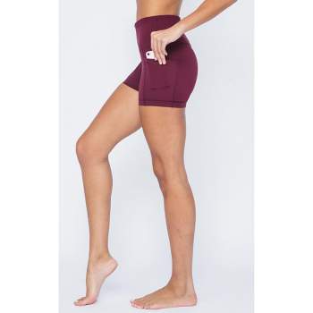 Yogalicious Nude Tech High Waist Side Pocket 7/8 Ankle Legging - Grape  Thistle - Medium : Target