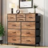 Gikpal 10 Drawers Dresser for Bedroom, Storage Drawer, Cupboards & Cabinets, Side Pockets & Hooks, Sturdy Metal Frame, Kitchen, Dinning Room - 2 of 4
