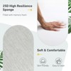 Aoodor Outdoor High Back Dining Chair Cushion Set, Water Proof & Stain Resistant, Polyester Fabric Cover with Ties and Zipper, Set of 2 - 4 of 4