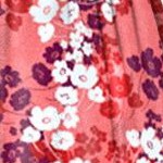sweet coral ditsy bloom