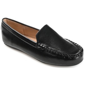 Journee Collection Womens Halsey Comfort Insole Slip On Round Toe Loafer Flats - 1 of 4