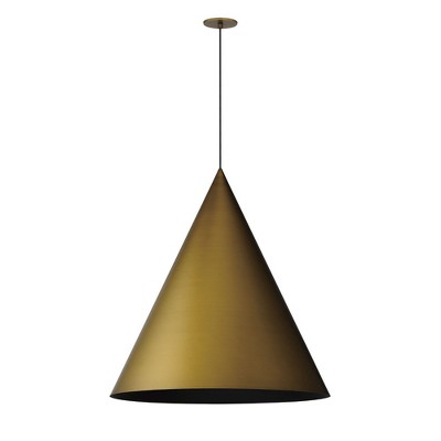 ET2 Lighting Pitch 1 - Light Pendant in  Antique Brass