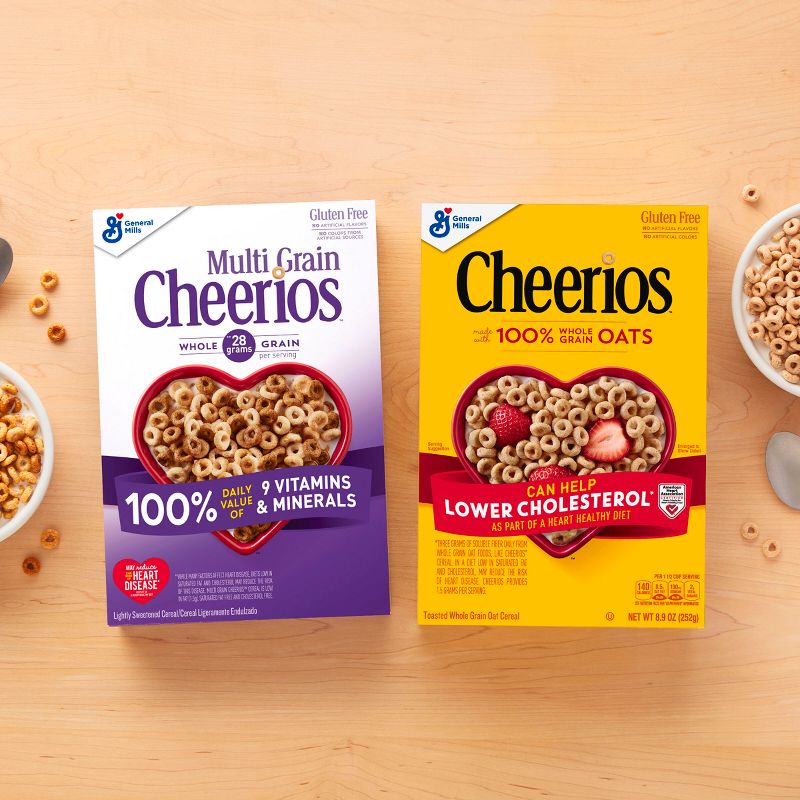 Multi-Grain Cheerios Breakfast Cereal - 9oz - General Mills, 6 of 14
