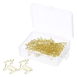 Unique Bargains Metal Prevent Tearing Pages Home Office Paper Clip 20 Pcs - 1 of 4