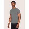RBX Active Men's V-Neck Quick Dry Undershirts 2 Pack, Moisture Wicking Short Sleeve T-Shirts with Four-Way Stretch - 3 of 3