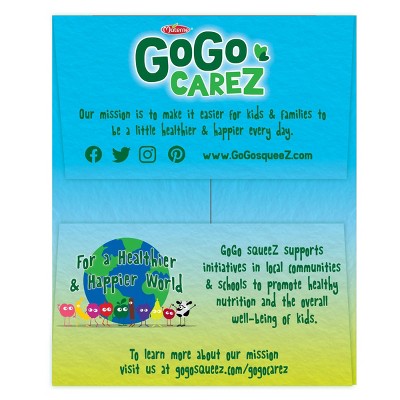 GoGo SqueeZ Big Variety Pack Apple Straw Pear Cinna Van - 42.3oz/10ct