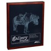 Ambiance Gallery Wood 1.5" Deep Picture Frames - 12×16" Pack of 4 Walnut Wood Frames, Shatter-Resistant Acrylic Glazing & MDF Backing, Horizontal or - 3 of 4